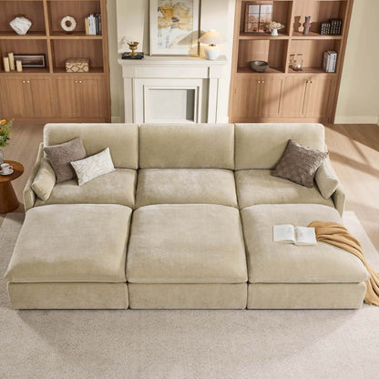 Kenna Modular 6 Seat Sofa Pit Sectional
