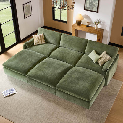Kenna Modular 6 Seat Sofa Pit Sectional