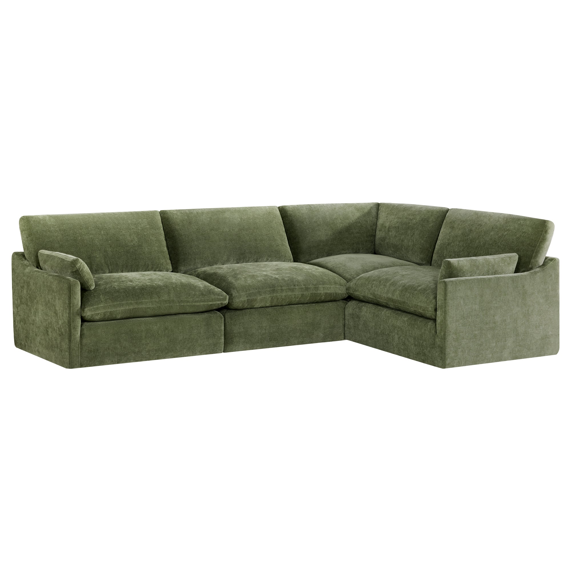 Kenna Modular 4 Seat Sofa-Chaise Sectional