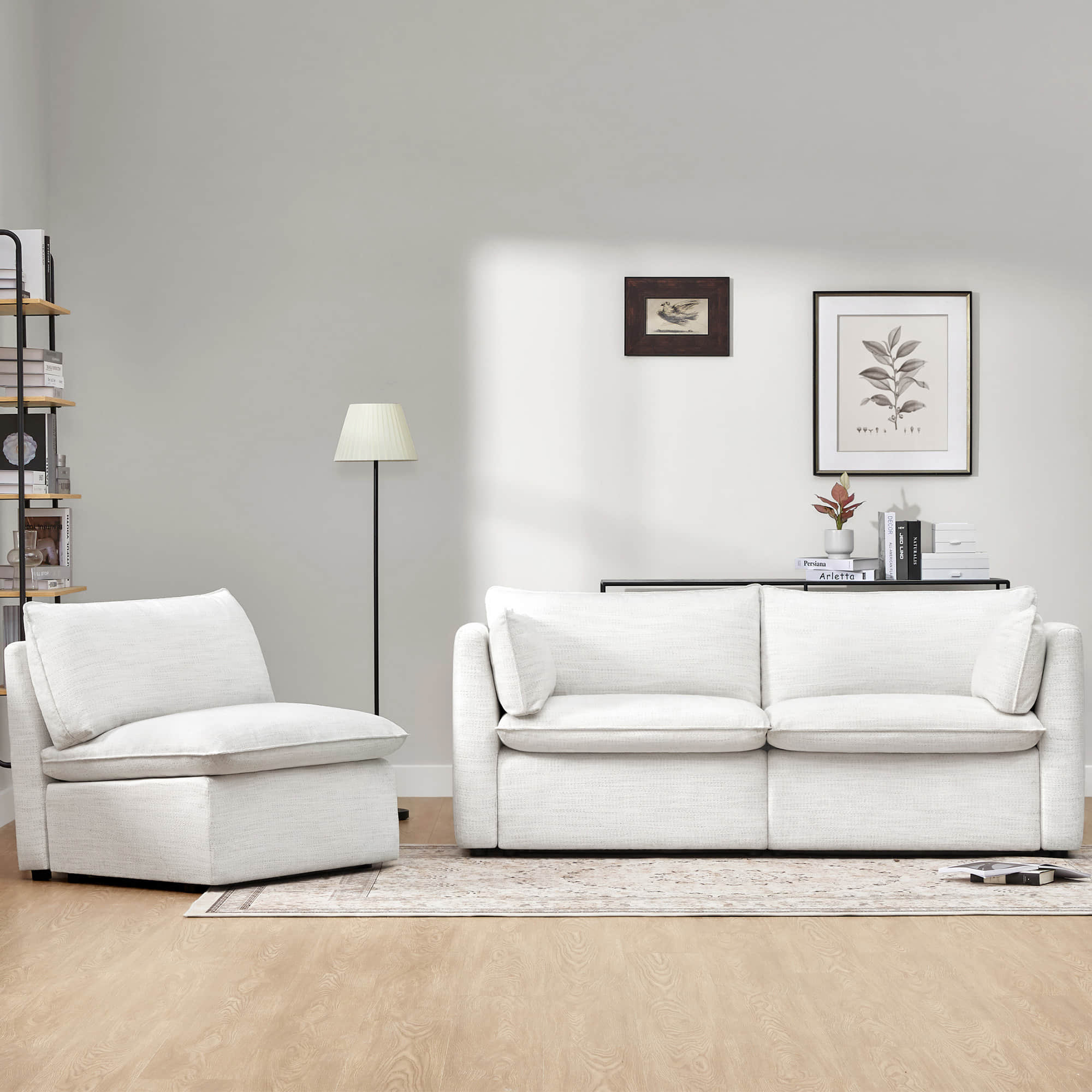 Sophia 3-Piece Feather Modular Sofa | Luxurious Comfort – CHITA LIVING