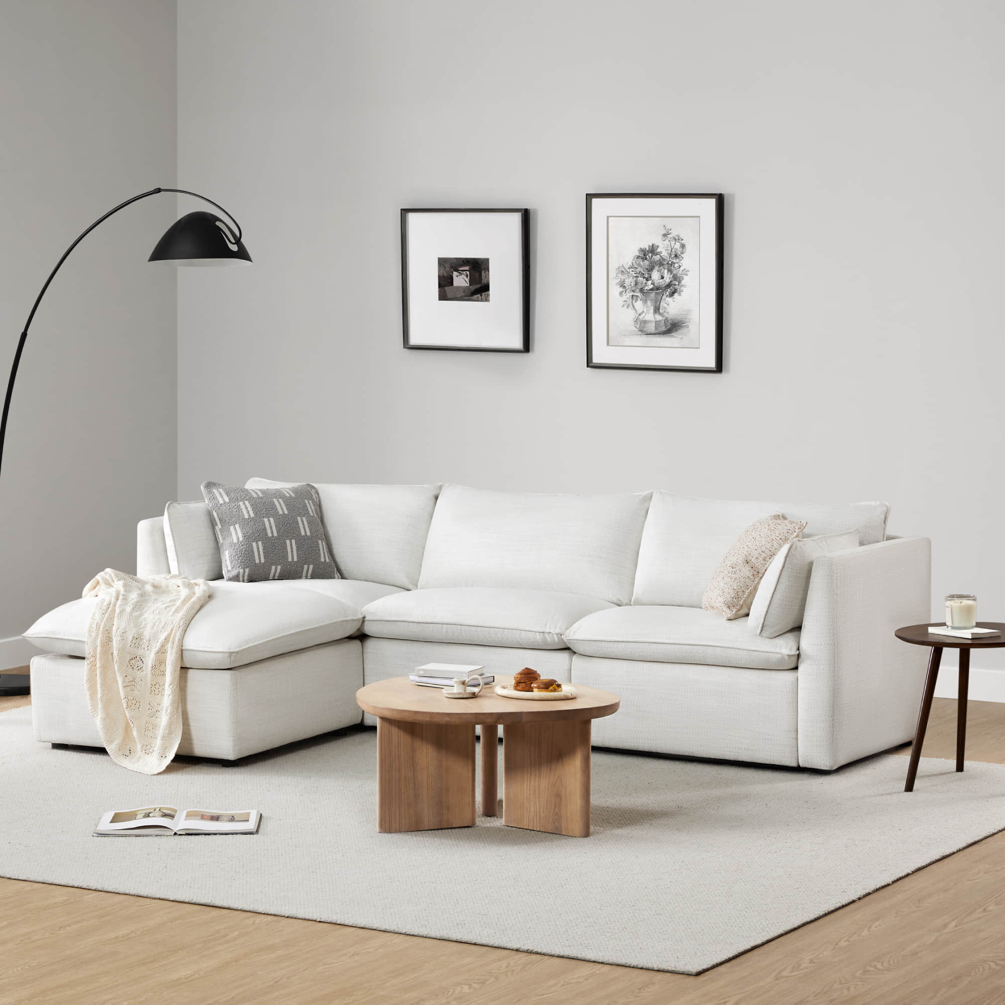 Sophia 4-Piece Feather Modular Sofa | Luxurious Comfort – CHITA LIVING