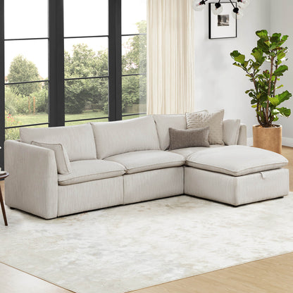 Sophia 4-Piece Feather Modular Sofa