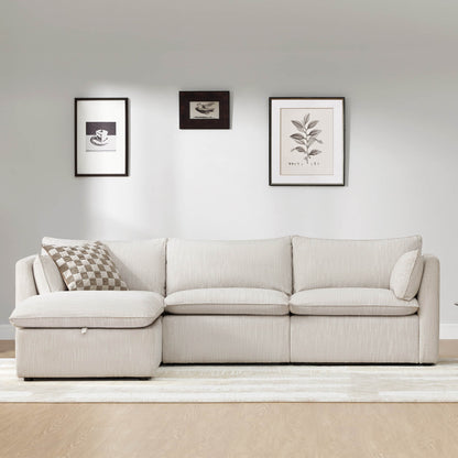 Sophia 4-Piece Feather Modular Sofa