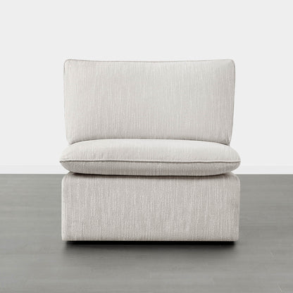 Light fabric armless chair from Sophia modular sofa with plush cushioning - CHITA Living