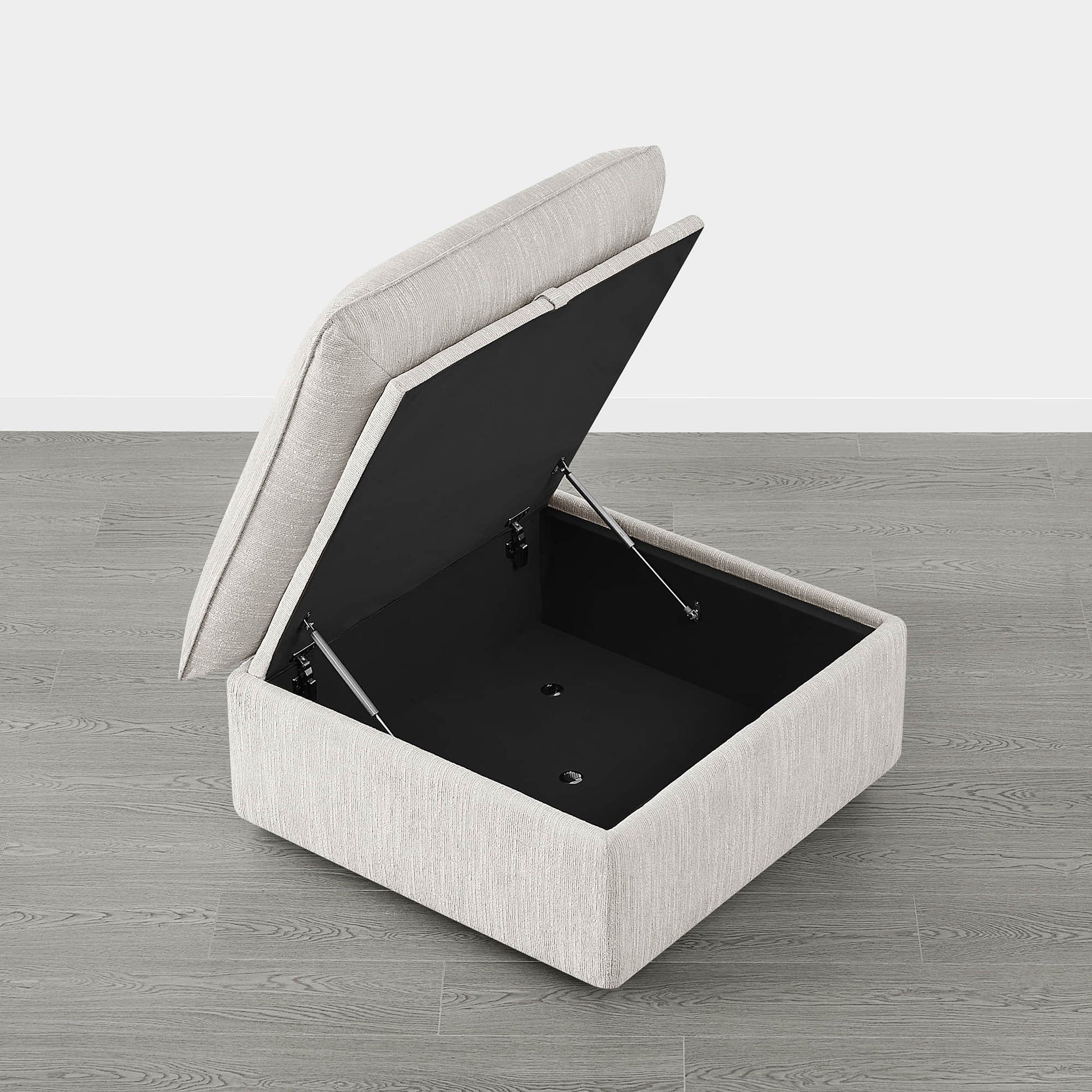 Sophia Ottoman with plush top and spacious hidden storage compartment for modern living - CHITA Living