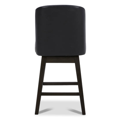 Nellie Swivel Counter Stool with Back (Set of 2)