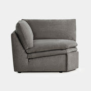 Cozy gray Ohana Modular Corner Seat for versatile modern living room layouts - CHITA Living