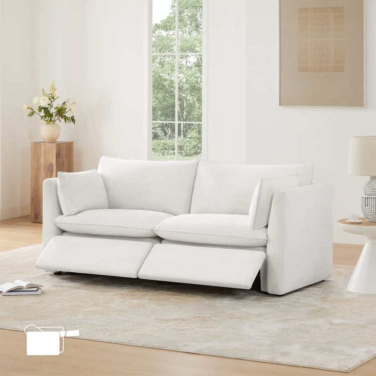 Sophia 2-Piece Feather Modular Motion Sofa