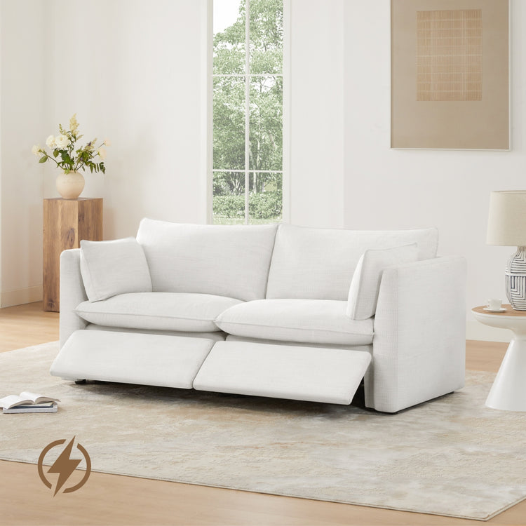 Sophia 2-Piece Feather Modular Motion Sofa