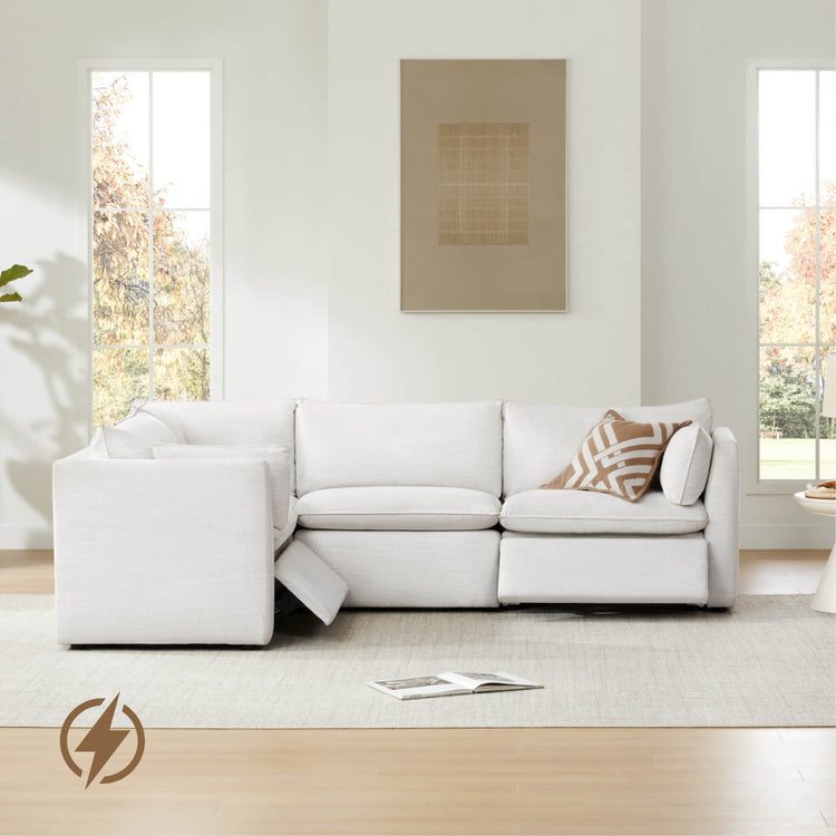 Sophia 4-Piece Feather Modular Motion Sofa