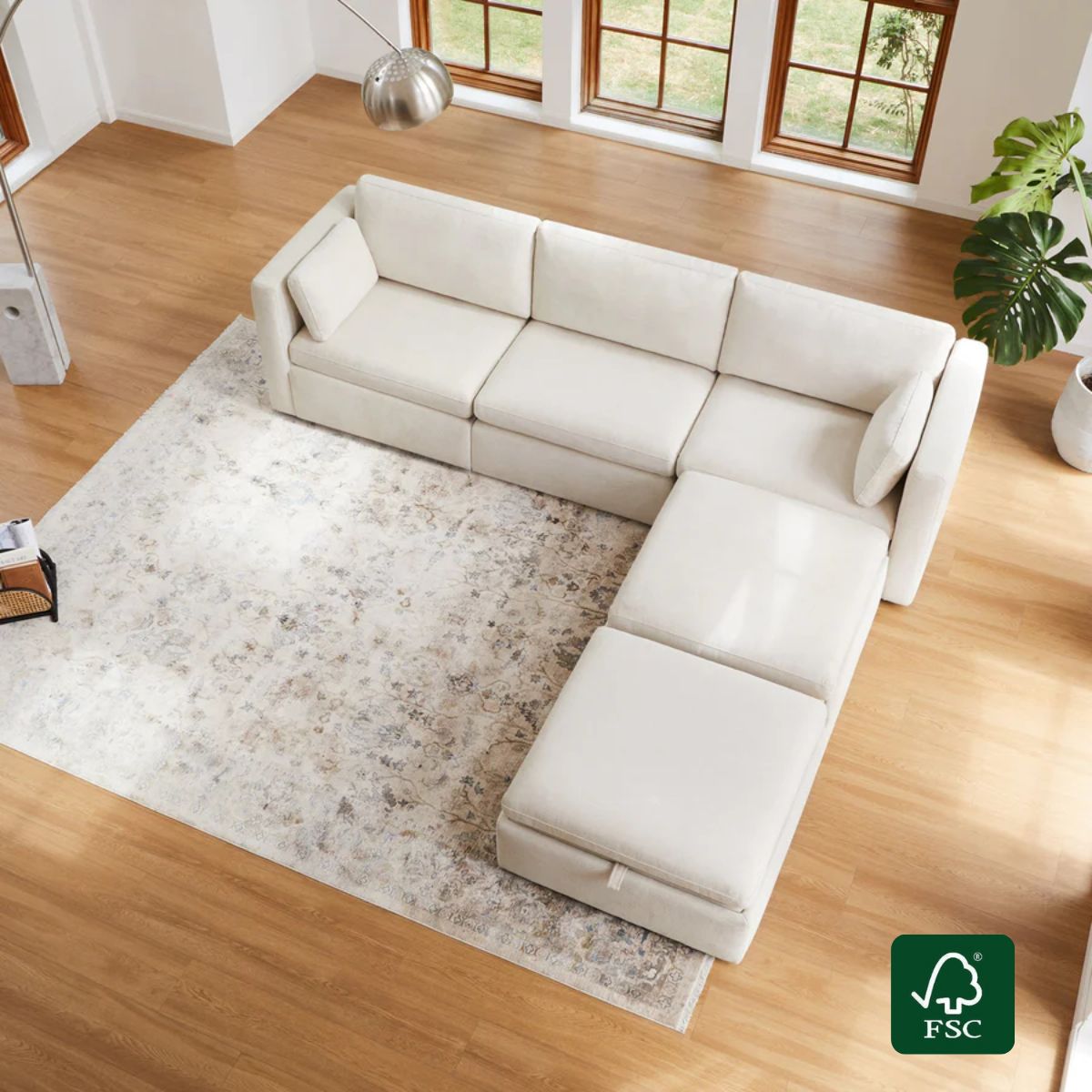 Delaney 5-Seat Modular Sofa Chaise | Custom Comfort – CHITA LIVING
