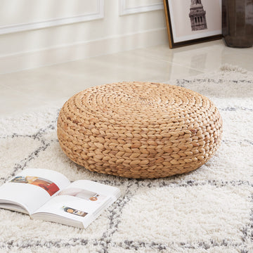 Betty Water Hyacinth Woven Tatami Floor Cushion