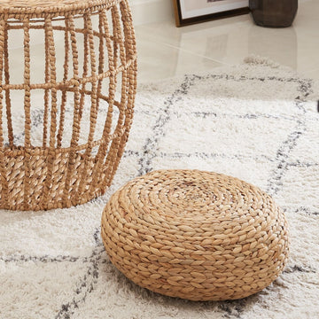Betty Water Hyacinth Woven Tatami Floor Cushion