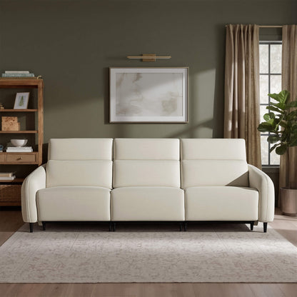 Diya Soft & Breathable 3-Seater Reclining Sofa with Power Headrest