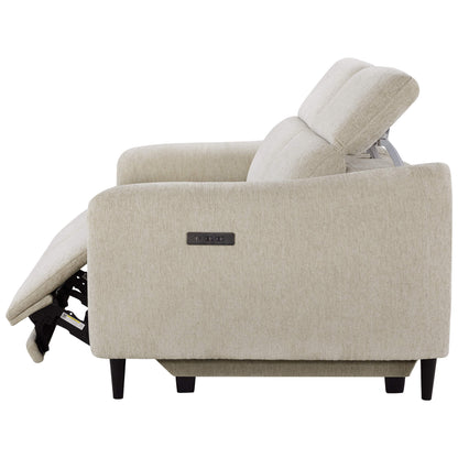 Diya Soft & Breathable 3-Seater Reclining Sofa with Power Headrest