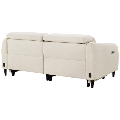 Diya Soft & Breathable 2-Seater Reclining Sofa with Power Headrest