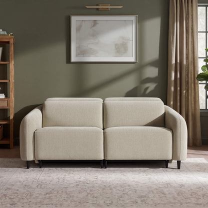 Diya Soft & Breathable 2-Seater Reclining Sofa with Power Headrest