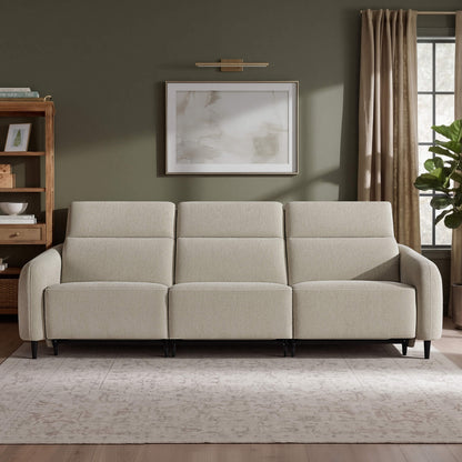 Diya Soft & Breathable 3-Seater Reclining Sofa with Power Headrest