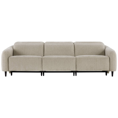 Diya Soft & Breathable 3-Seater Reclining Sofa with Power Headrest