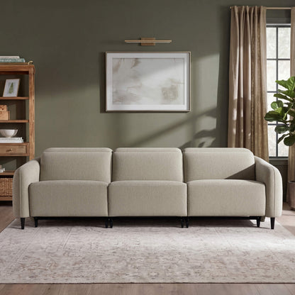 Diya Soft & Breathable 3-Seater Reclining Sofa with Power Headrest