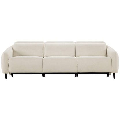 Diya Soft & Breathable 3-Seater Reclining Sofa with Power Headrest