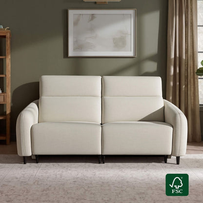 Diya Soft & Breathable 2-Seater Reclining Sofa with Power Headrest