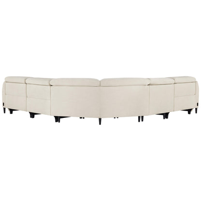 Diya Soft & Breathable 5-Seater Reclining Sofa with Power Headrest