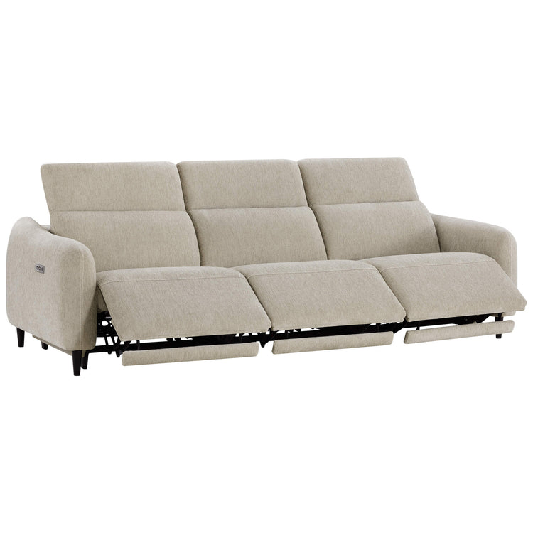 Diya Soft & Breathable 3-Seater Reclining Sofa with Power Headrest