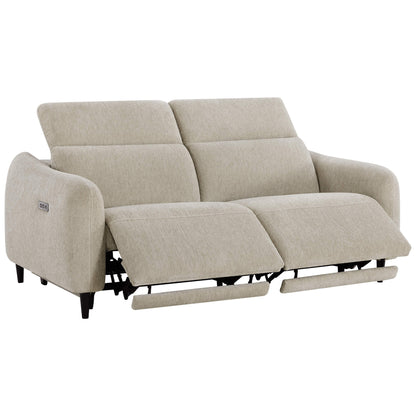 Diya Soft & Breathable 2-Seater Reclining Sofa with Power Headrest