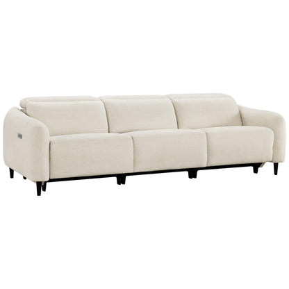 Diya Soft & Breathable 3-Seater Reclining Sofa with Power Headrest