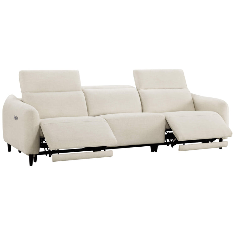 Diya Soft & Breathable 3-Seater Reclining Sofa with Power Headrest