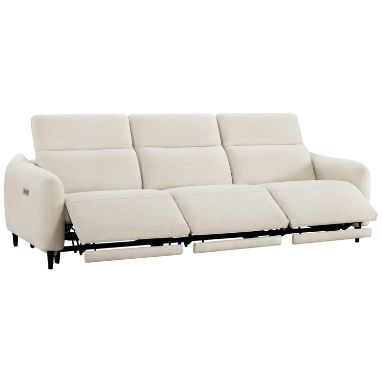 Diya Soft & Breathable 3-Seater Reclining Sofa with Power Headrest
