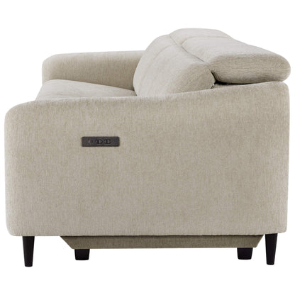 Diya Soft & Breathable 3-Seater Reclining Sofa with Power Headrest