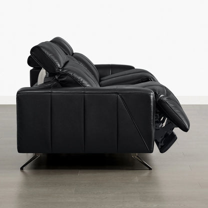 Elan Streamlined Zero Gravity Genuine Leather 2 Seater Reclining Sofa