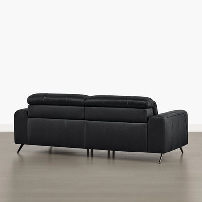 Elan Streamlined Zero Gravity Genuine Leather 2 Seater Reclining Sofa