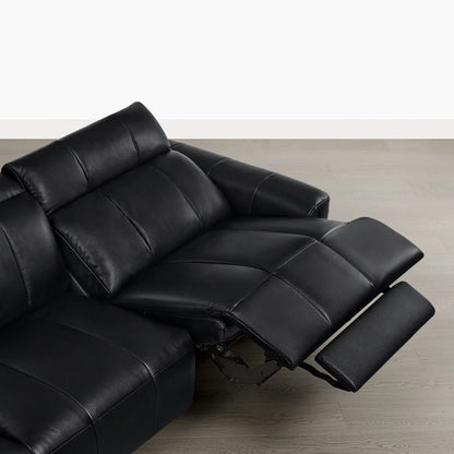 Elan Streamlined Zero Gravity Genuine Leather 2 Seater Reclining Sofa