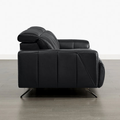 Elan Streamlined Zero Gravity Genuine Leather 2 Seater Reclining Sofa