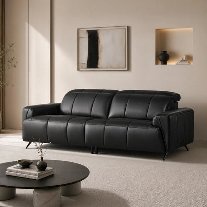 Elan Streamlined Zero Gravity Genuine Leather 2 Seater Reclining Sofa