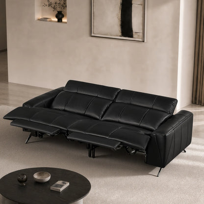 Elan Streamlined Zero Gravity Genuine Leather 2 Seater Reclining Sofa