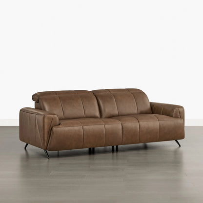 Elan Streamlined Zero Gravity Genuine Leather 2 Seater Reclining Sofa
