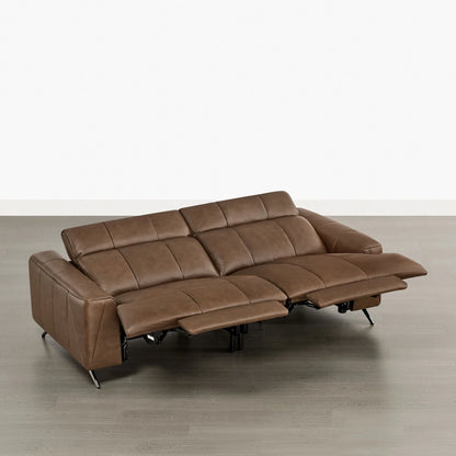 Elan Streamlined Zero Gravity Genuine Leather 2 Seater Reclining Sofa