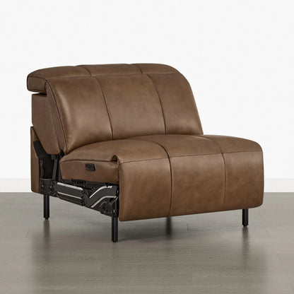 Elan Streamlined Zero Gravity Genuine Leather 2 Seater Reclining Sofa