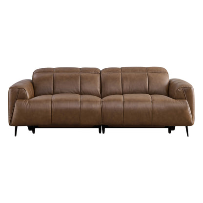 Elan Streamlined Zero Gravity Genuine Leather 2 Seater Reclining Sofa