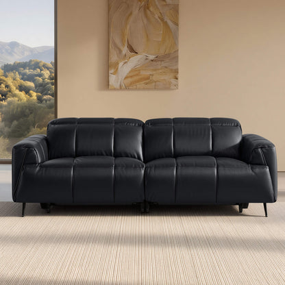 Elan Streamlined Zero Gravity Genuine Leather 2 Seater Reclining Sofa