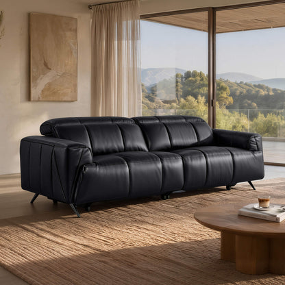 Elan Streamlined Zero Gravity Genuine Leather 2 Seater Reclining Sofa