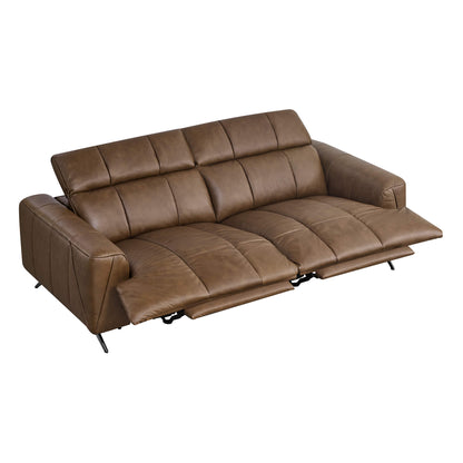 Elan Streamlined Zero Gravity Genuine Leather 2 Seater Reclining Sofa
