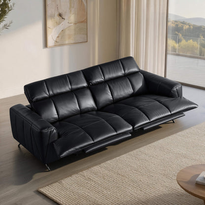 Elan Streamlined Zero Gravity Genuine Leather 2 Seater Reclining Sofa