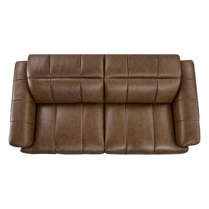 Elan Streamlined Zero Gravity Genuine Leather 2 Seater Reclining Sofa