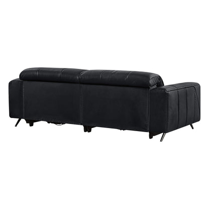 Elan Streamlined Zero Gravity Genuine Leather 3 Seater Reclining Sofa