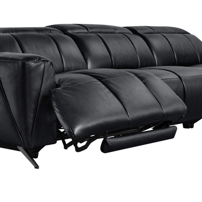 Elan Streamlined Zero Gravity Genuine Leather 3 Seater Reclining Sofa